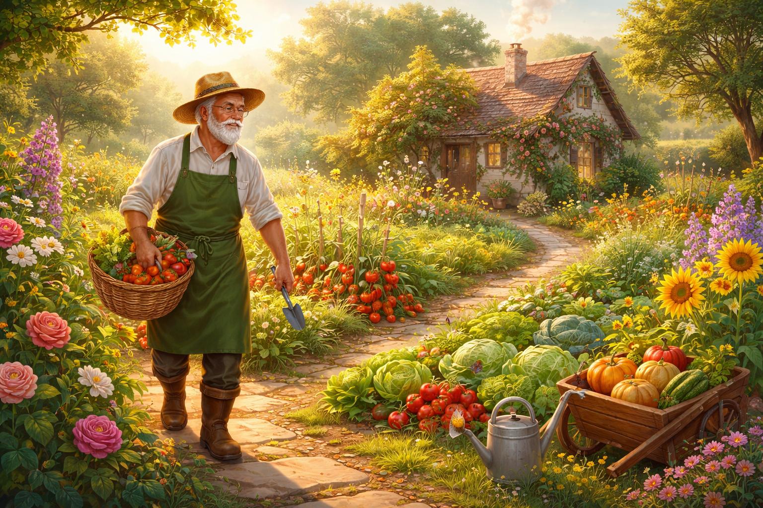 Pohádka: ŠEL ZAHRADNÍK DO ZAHRADY